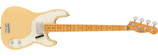 Fender Vintera® II '70s Telecaster® Bass, Maple Fingerboard, Vintage White
