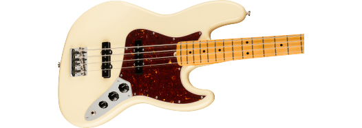 Fender American Professional II Jazz Bass®, Maple Fingerboard, Olympic White