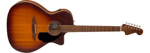 Fender Newporter Special, Pau Ferro Fingerboard, Black Pickguard, Honey Burst