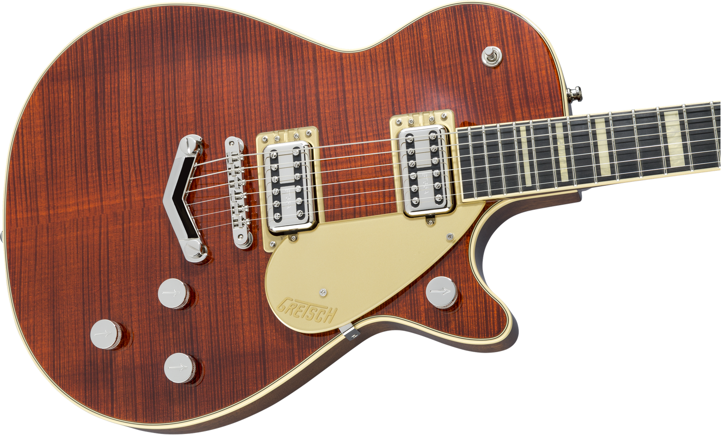 Grestch G6228FM Players Edition Jet™ BT with V-Stoptail and Flame Maple