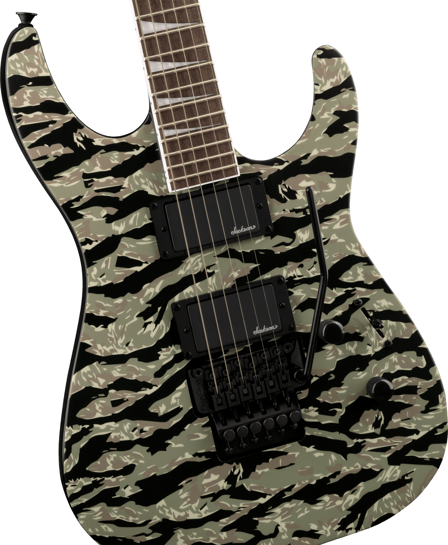 Jackson X Series Soloist™ SLX DX Camo, Laurel Fingerboard, Tiger Jungle Camo