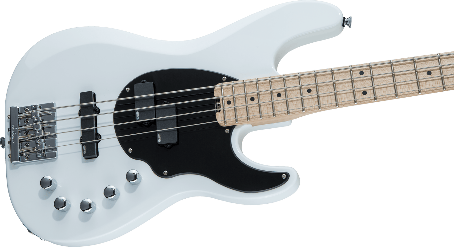Jackson X Series Signature David Ellefson Concert™ Bass CBXM IV, Maple Fingerboard, Snow White