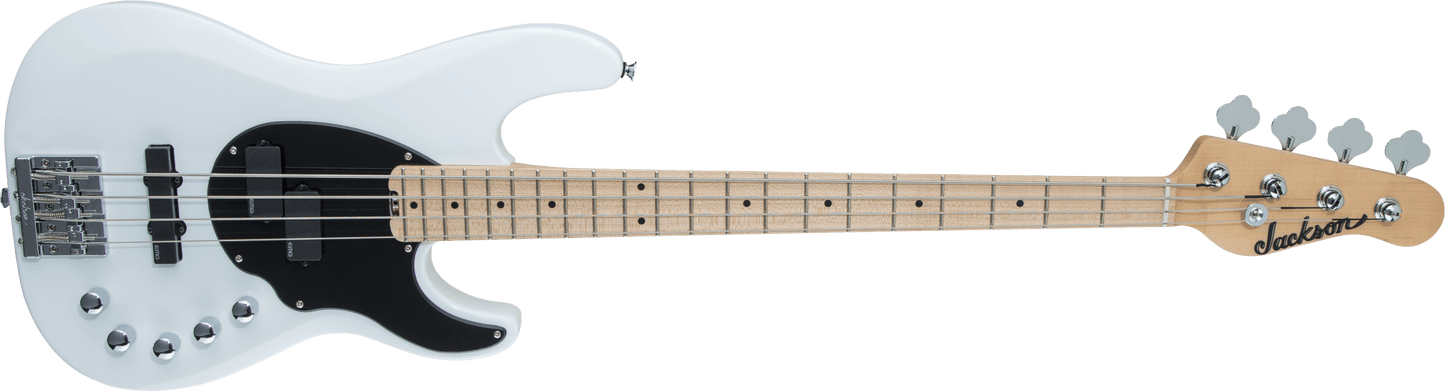 Jackson X Series Signature David Ellefson Concert™ Bass CBXM IV, Maple Fingerboard, Snow White