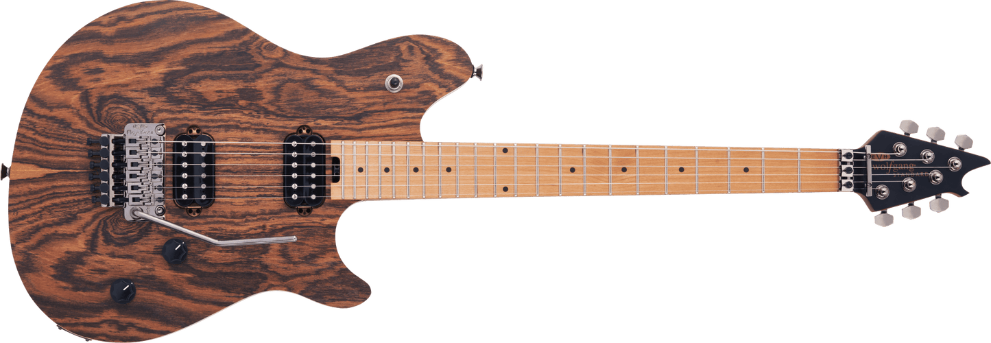 EVH Wolfgang® WG Standard Exotic Bocote, Baked Maple Fingerboard, Natural
