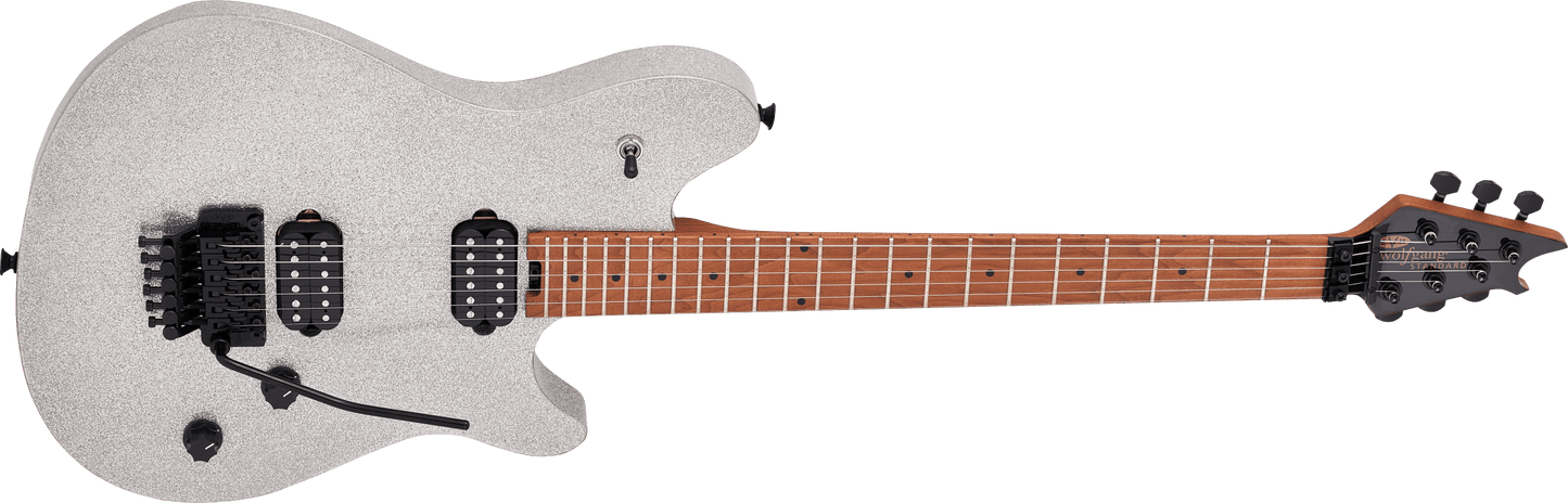 EVH Wolfgang® WG Standard, Baked Maple Fingerboard, Silver Sparkle