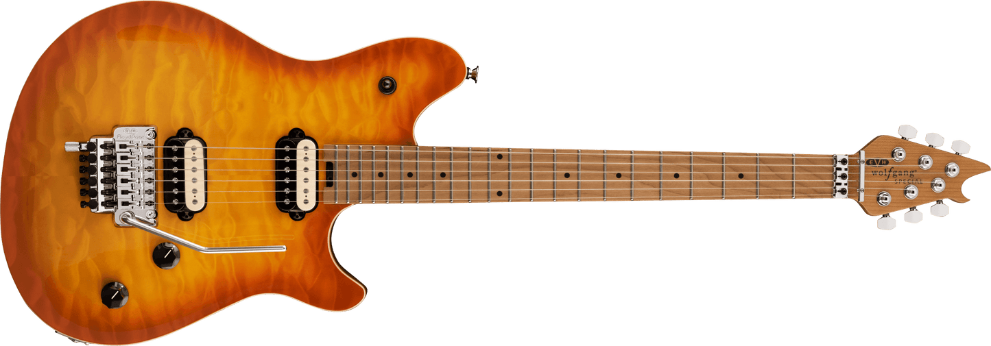 EVH Wolfgang Special Electric Guitar - Solar Burst - Wolfgang® - Quilt Maple, Baked Maple Fingerboard