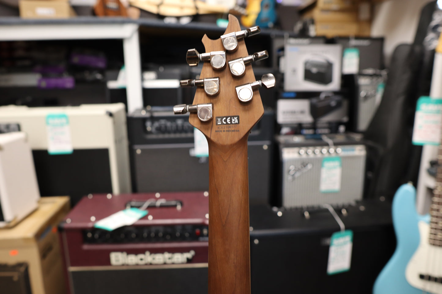EVH Wolfgang® WG Standard Exotic Bocote, Baked Maple Fingerboard, Natural
