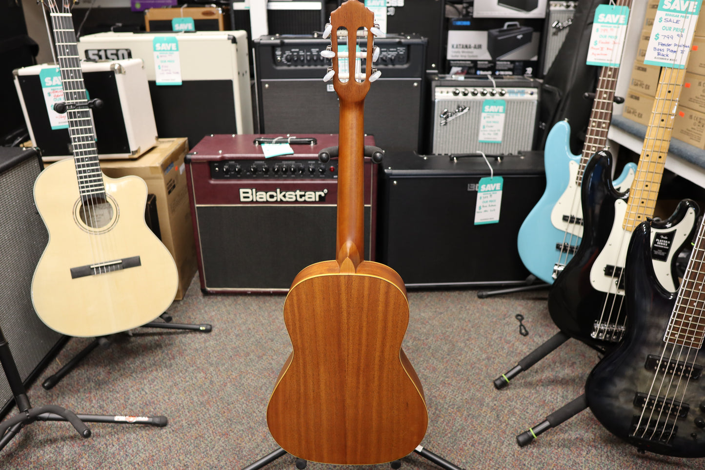 Ortega Family Series 1/2 Size Guitar Cedar/ Mahogany Natural - R122-1/2