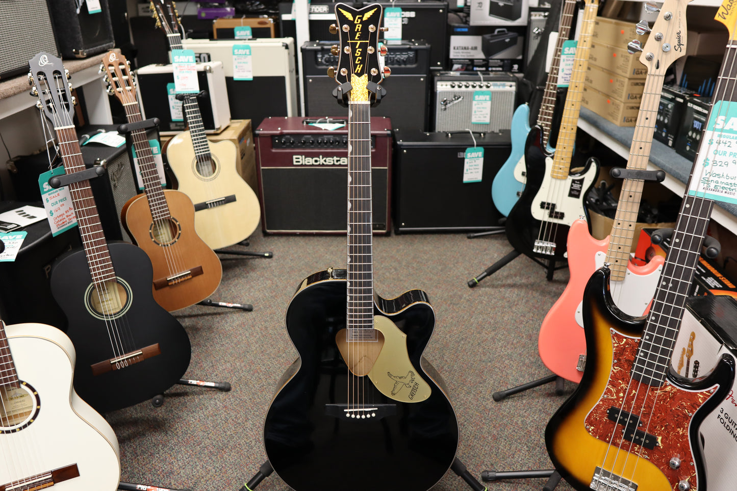 Gretsch G5022CBFE Rancher™ Falcon™ Jumbo Cutaway Acoustic/Electric, Fishman® Pickup System, Black