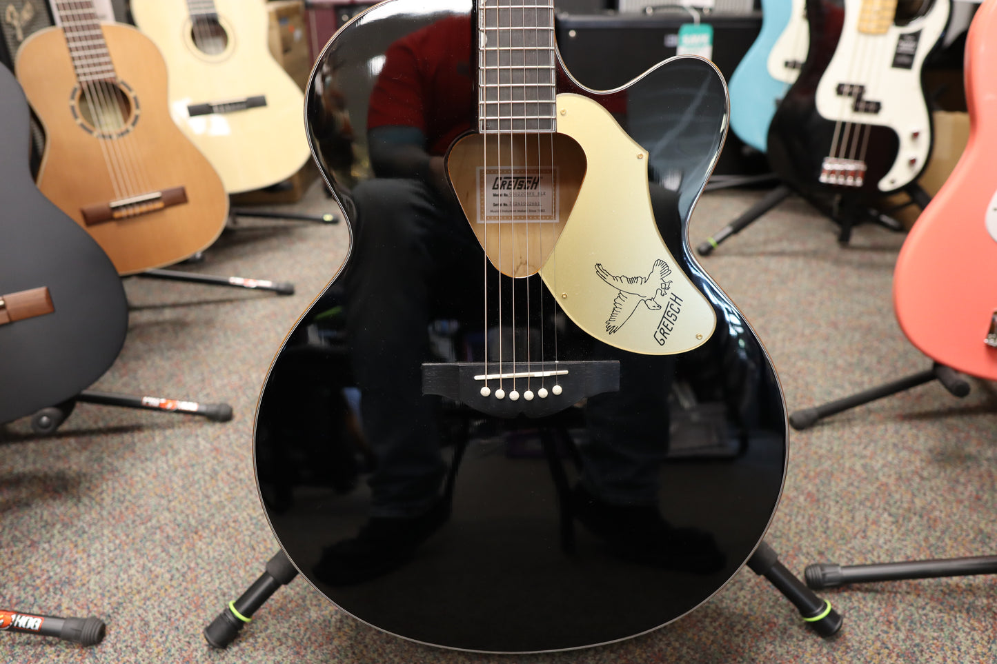 Gretsch G5022CBFE Rancher™ Falcon™ Jumbo Cutaway Acoustic/Electric, Fishman® Pickup System, Black