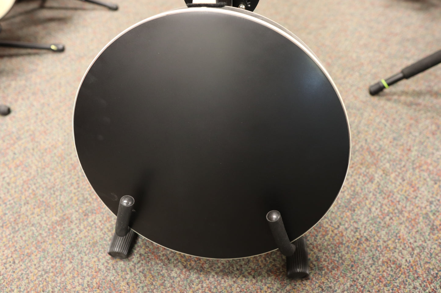 Ortega Guitars OBJ650-SBK Raven Series 5-String Banjo Mahogany Black