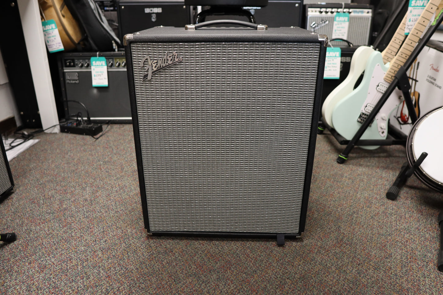 Fender Rumble™ 200 (V3), 120V, Black/Silver