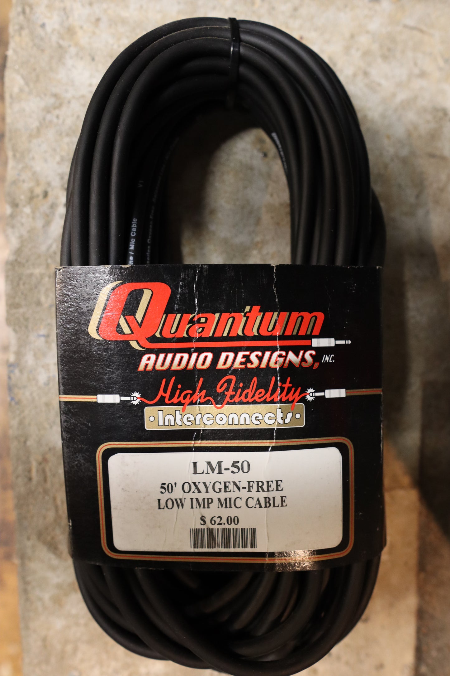 Quantum Audio Designs XLR Cable Low Impedance Oxygen-Free