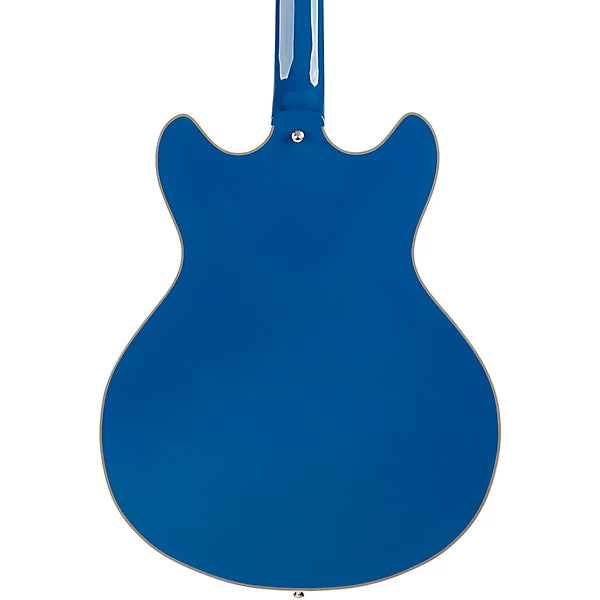 D'Angelico Deluxe Series DC Limited Edition (Only 50 Exist) Semi-Hollow Electric Guitar Sapphire