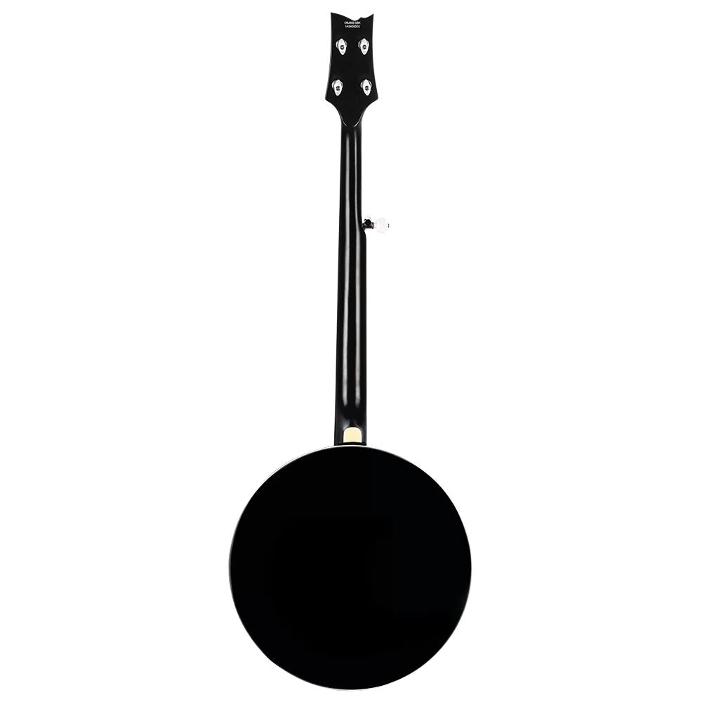 Ortega Guitars OBJ650-SBK Raven Series 5-String Banjo Mahogany Black