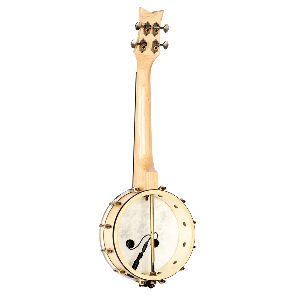 Ortega Guitars OUBJE90-MA Banjolele Series Concert Size Ukulele Maple Natural