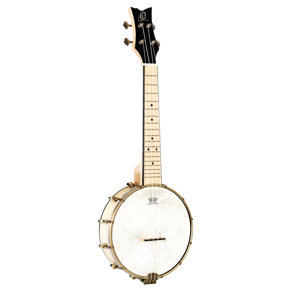 Ortega Guitars OUBJE90-MA Banjolele Series Concert Size Ukulele Maple Natural