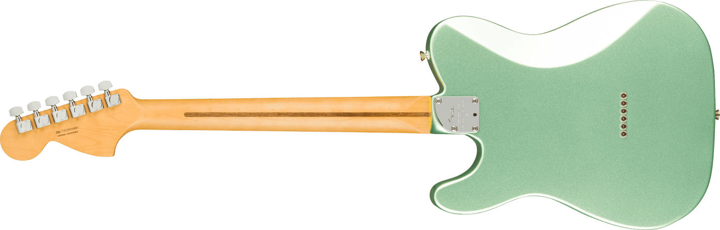 Fender American Professional II Telecaster® Deluxe, Maple Fingerboard, Mystic Surf Green