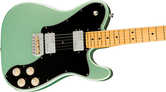 Fender American Professional II Telecaster® Deluxe, Maple Fingerboard, Mystic Surf Green