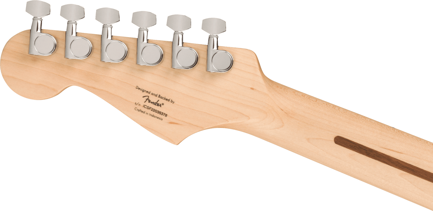 Squier Sonic® Stratocaster® HT H, Maple Fingerboard, White Pickguard, Flash Pink