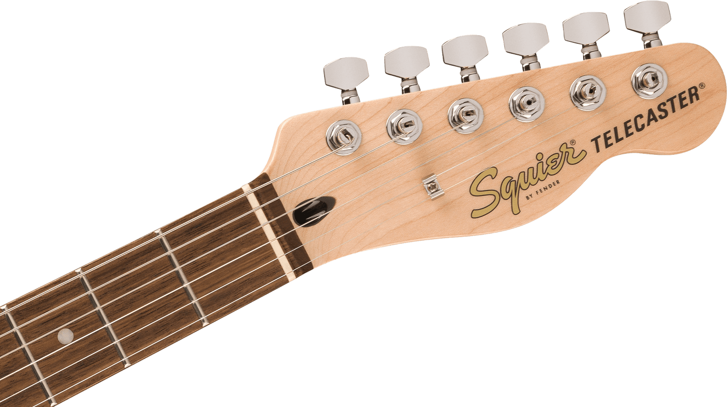 Squier Affinity Series® Telecaster® FMT SH, Laurel Fingerboard, White Pickguard, Crimson Red Transparent
