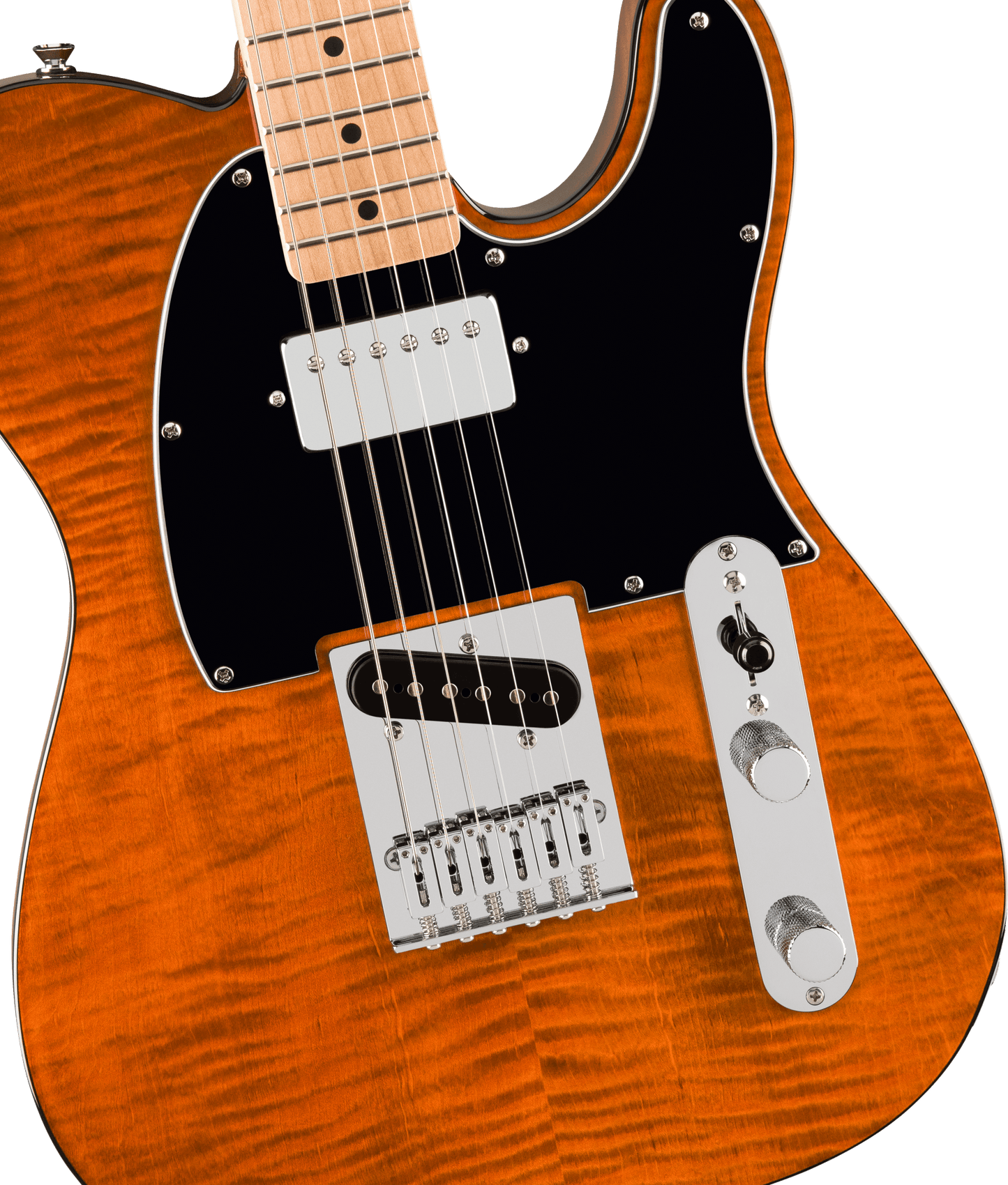 Squier Affinity Series® Telecaster® FMT SH, Maple Fingerboard, Black Pickguard, Mocha