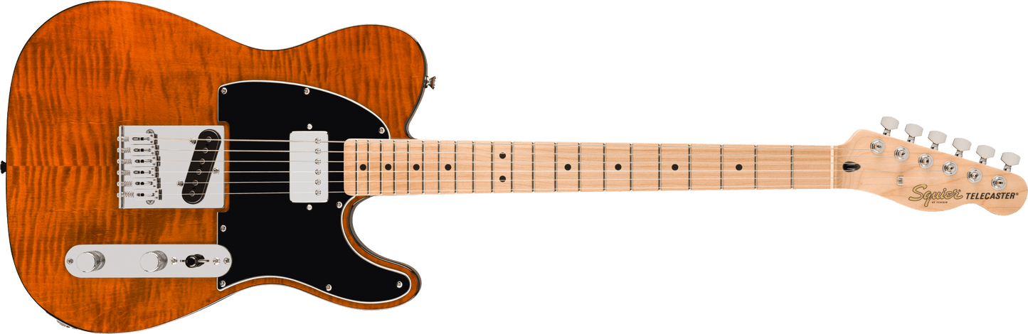 Squier Affinity Series® Telecaster® FMT SH, Maple Fingerboard, Black Pickguard, Mocha