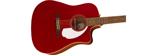 Fender Redondo Player, Walnut Fingerboard, White Pickguard, Candy Apple Red