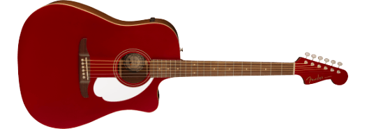 Fender Redondo Player, Walnut Fingerboard, White Pickguard, Candy Apple Red