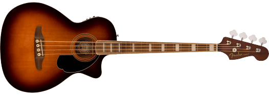 Fender  Kingman™ Bass, Walnut Fingerboard, Black Pickguard, Shaded Edge Burst