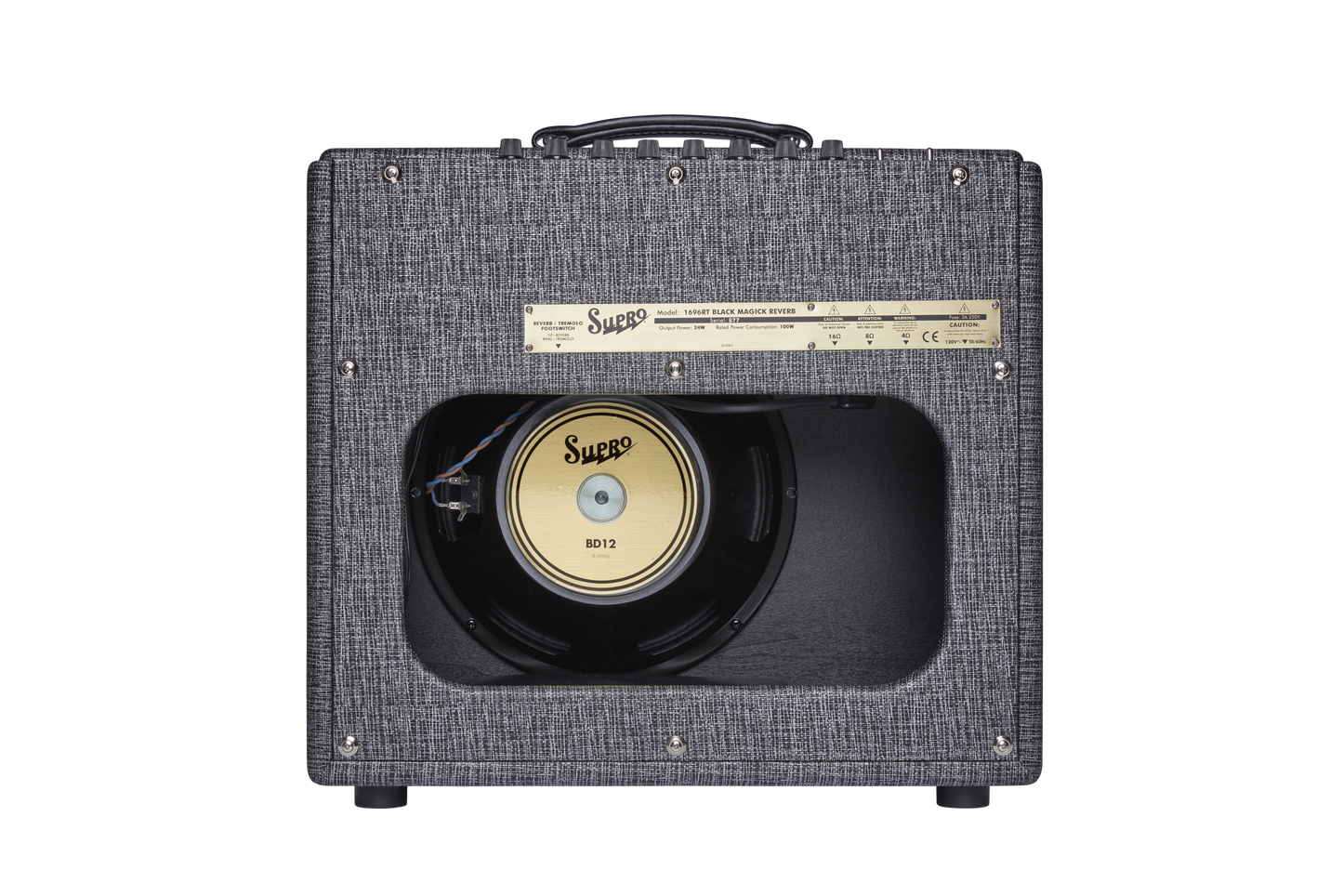 Supro 1696RT Black Magick Reverb 1x12" 25w Guitar Amplifier