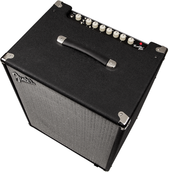 Fender Rumble™ 200 (V3), 120V, Black/Silver