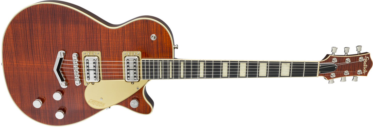 Grestch G6228FM Players Edition Jet™ BT with V-Stoptail and Flame Maple