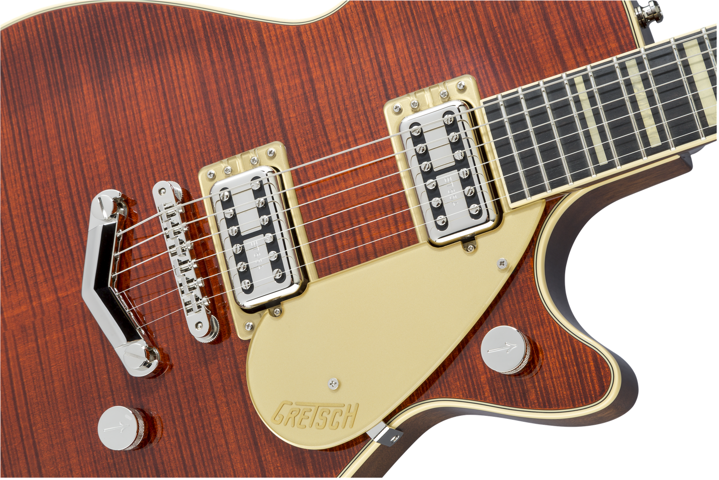 Grestch G6228FM Players Edition Jet™ BT with V-Stoptail and Flame Maple