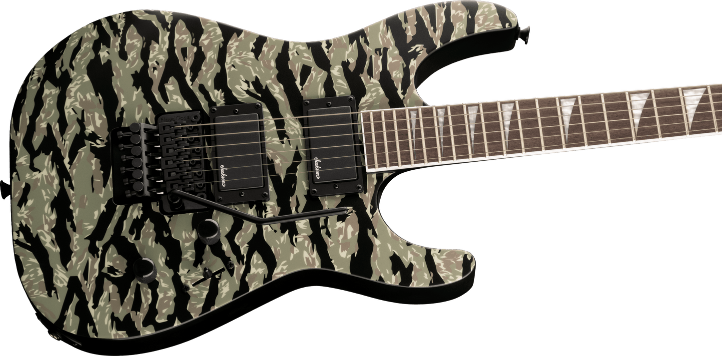 Jackson X Series Soloist™ SLX DX Camo, Laurel Fingerboard, Tiger Jungle Camo