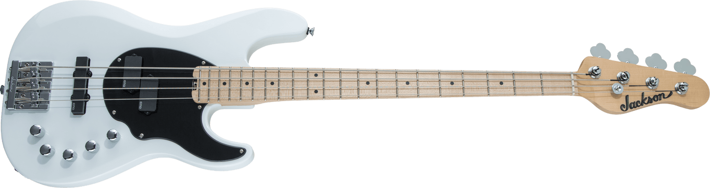 Jackson X Series Signature David Ellefson Concert™ Bass CBXM IV, Maple Fingerboard, Snow White