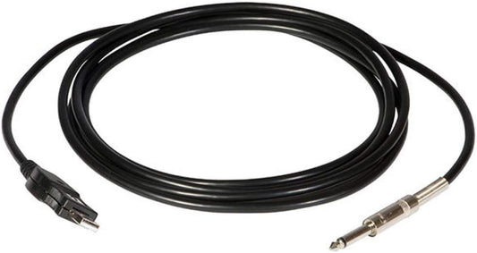 On-Stage IC-10U 10' Instrument to USB Cable (IC10U), Black