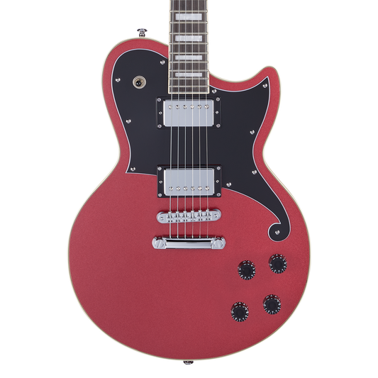 D'Angelico Premier Atlantic Electric Guitar - Oxblood with Stopbar Tailpiece