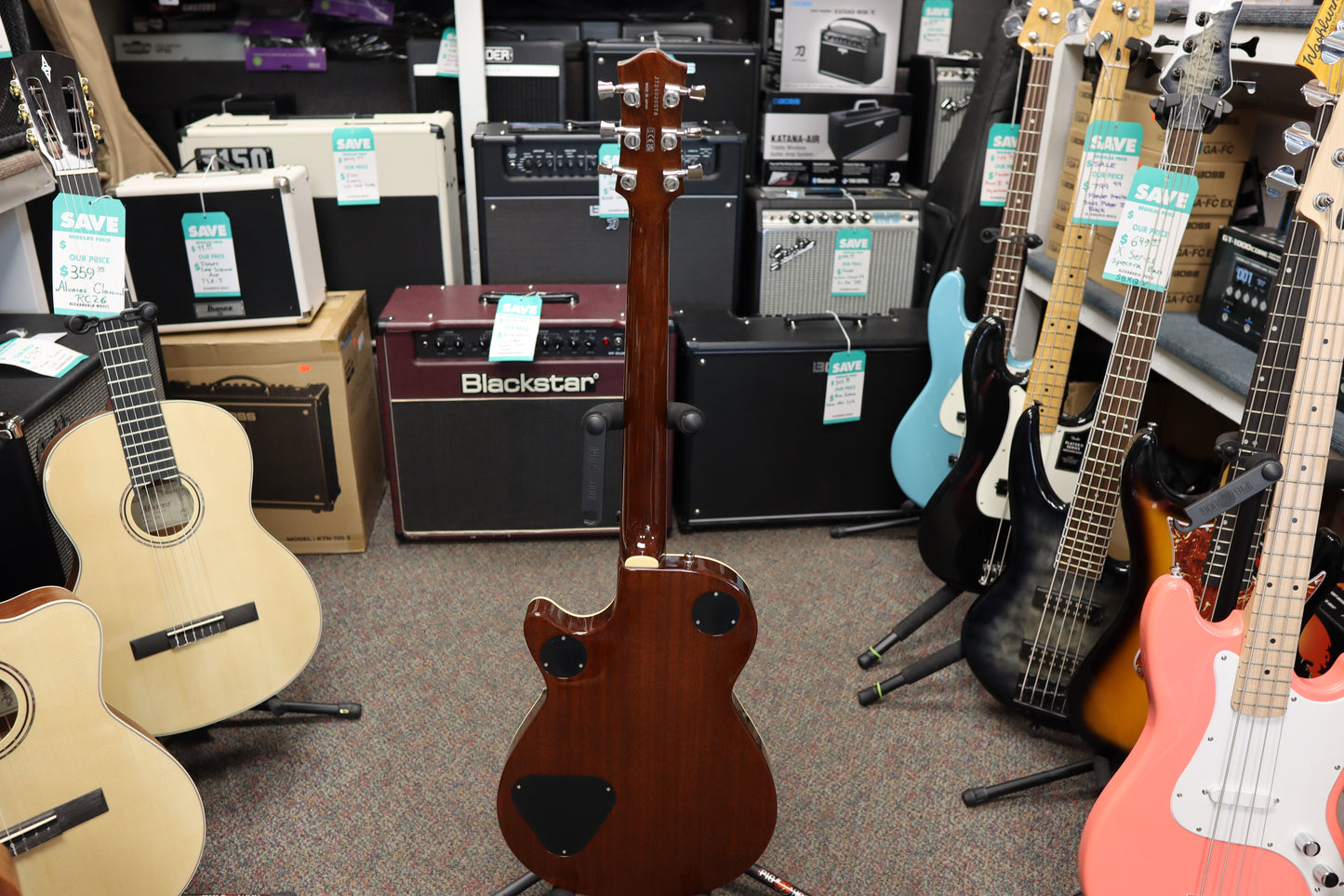 Grestch G6228FM Players Edition Jet™ BT with V-Stoptail and Flame Maple