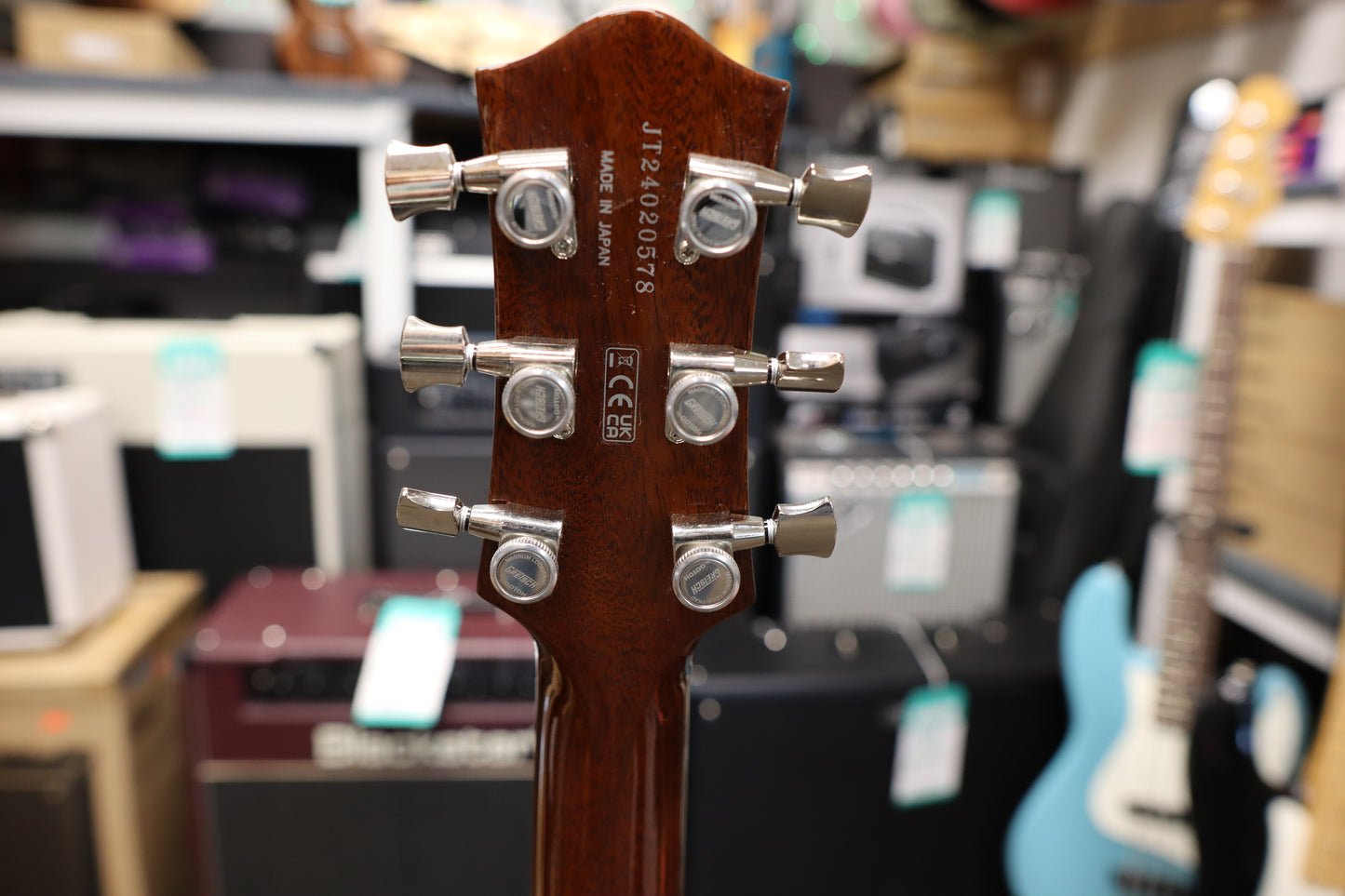 Grestch G6228FM Players Edition Jet™ BT with V-Stoptail and Flame Maple