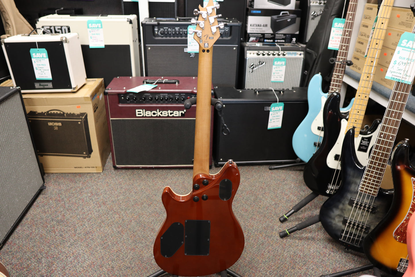 EVH Wolfgang Special Electric Guitar - Solar Burst - Wolfgang® - Quilt Maple, Baked Maple Fingerboard