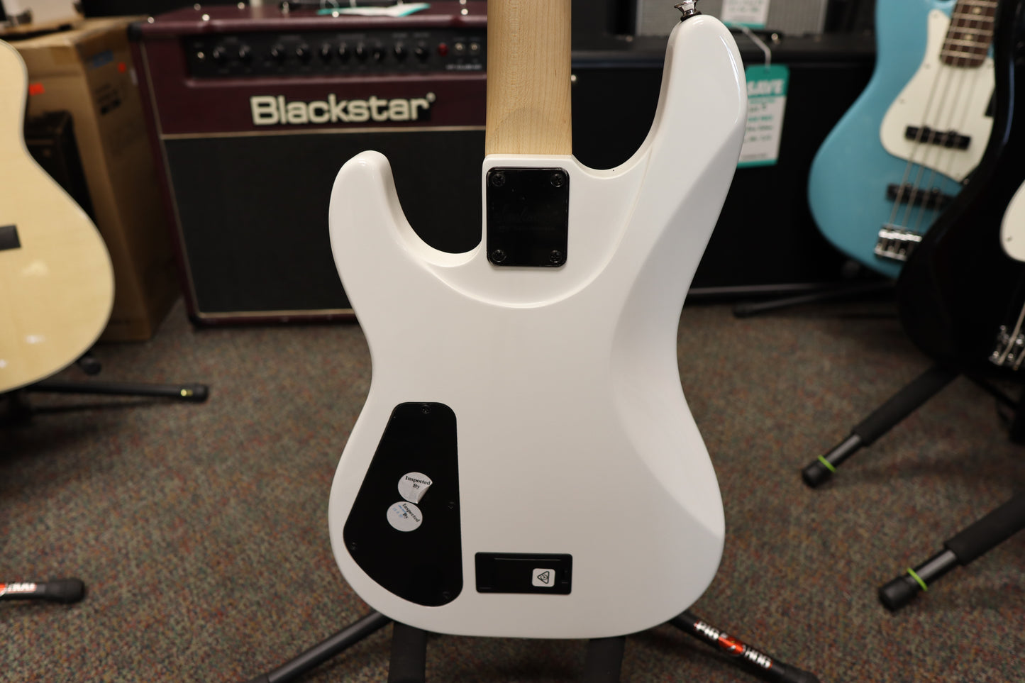 Jackson X Series Signature David Ellefson Concert™ Bass CBXM IV, Maple Fingerboard, Snow White