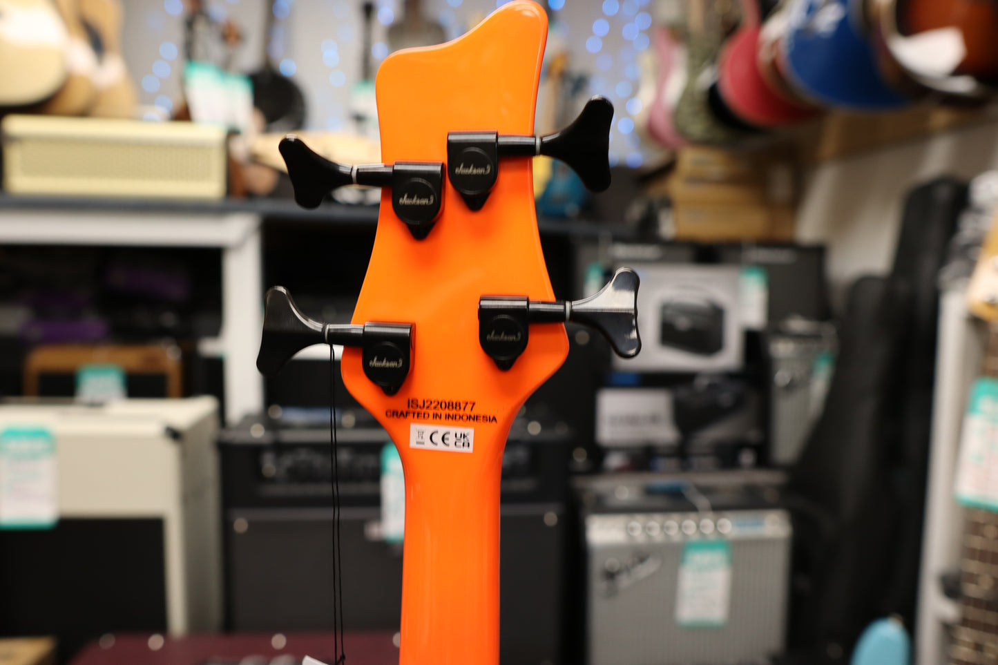 Jackson  X Series Spectra Bass SBX IV, Laurel Fingerboard, Neon Orange