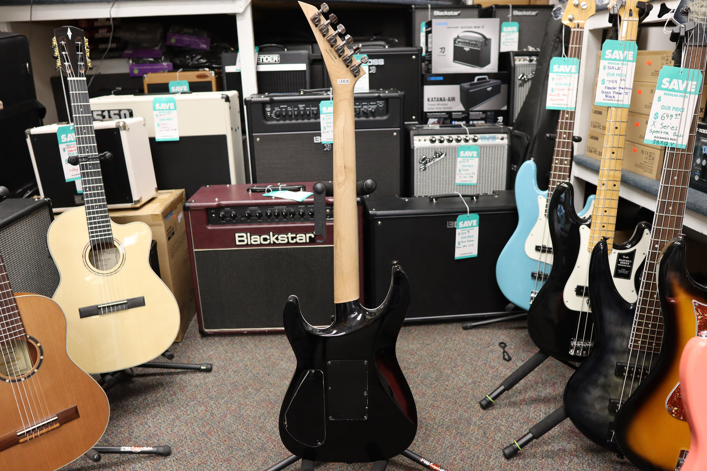 Jackson Pro Series Soloist™ SL2FM MAH, Ebony Fingerboard, Coffee Burst