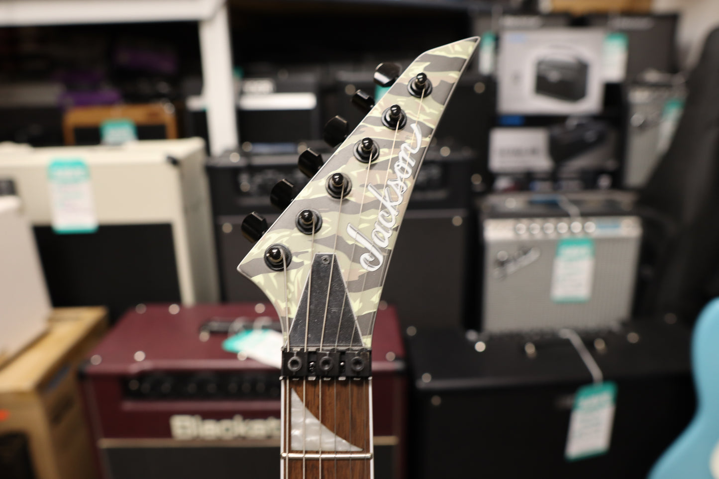 Jackson X Series Soloist™ SLX DX Camo, Laurel Fingerboard, Tiger Jungle Camo