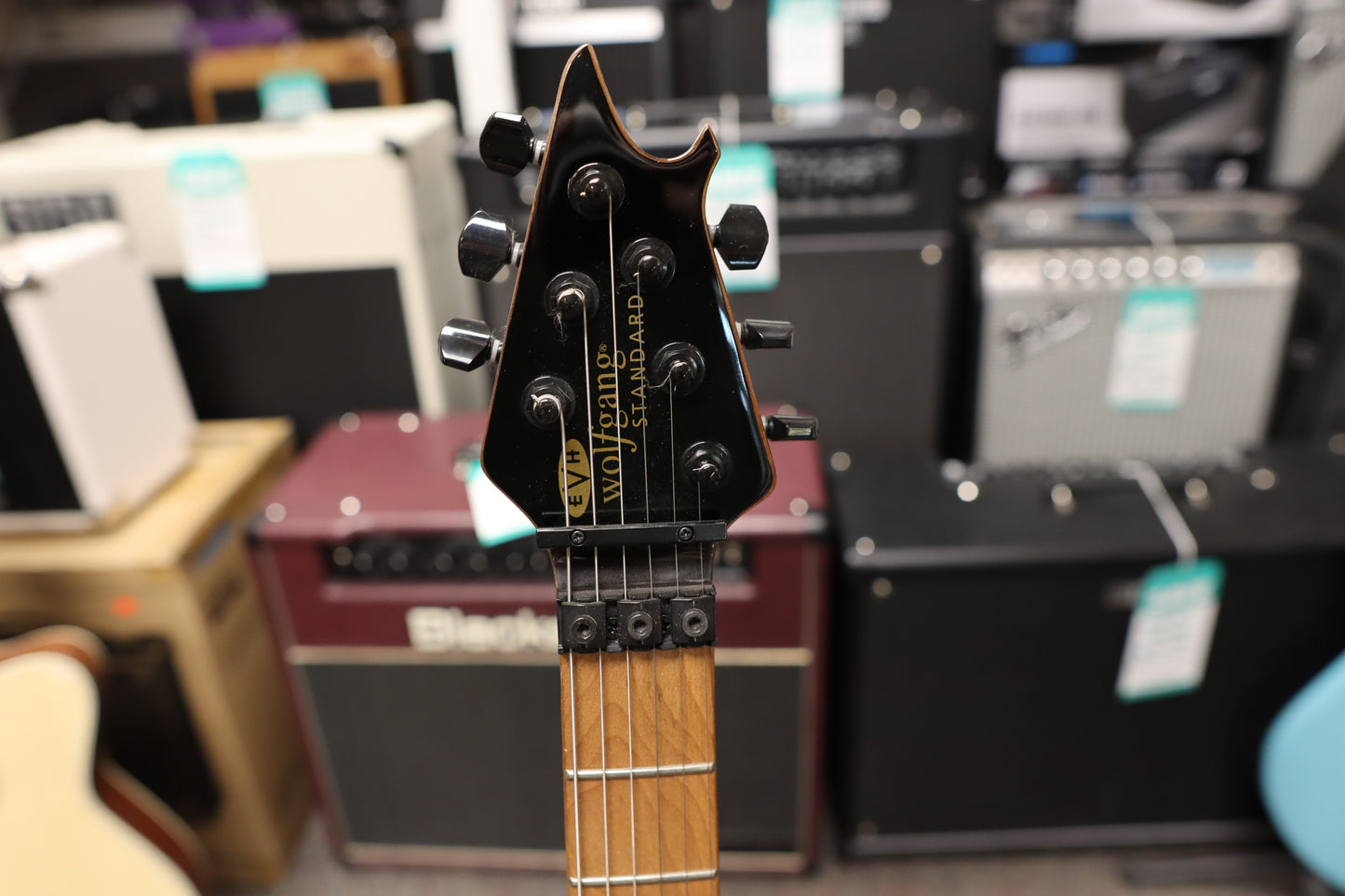 EVH Wolfgang® WG Standard, Baked Maple Fingerboard, Silver Sparkle