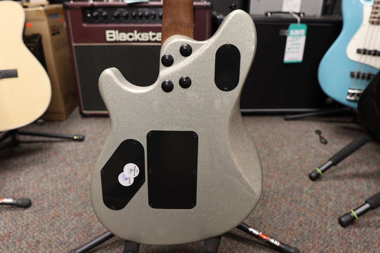 EVH Wolfgang® WG Standard, Baked Maple Fingerboard, Silver Sparkle