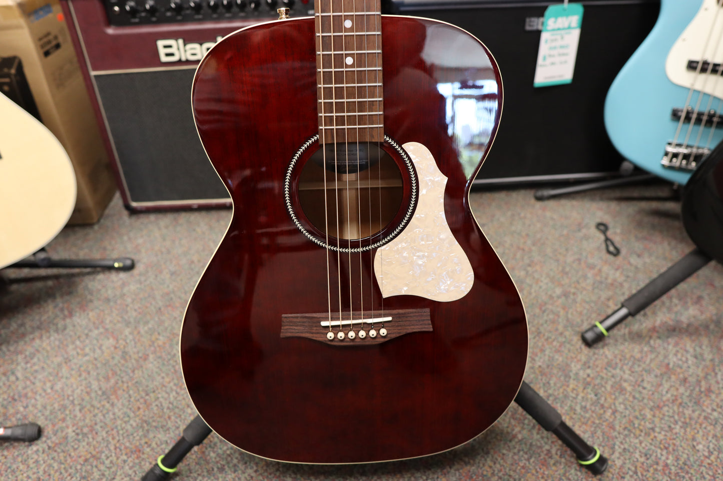 Seagull M6 LTD Ruby Red CH EQ