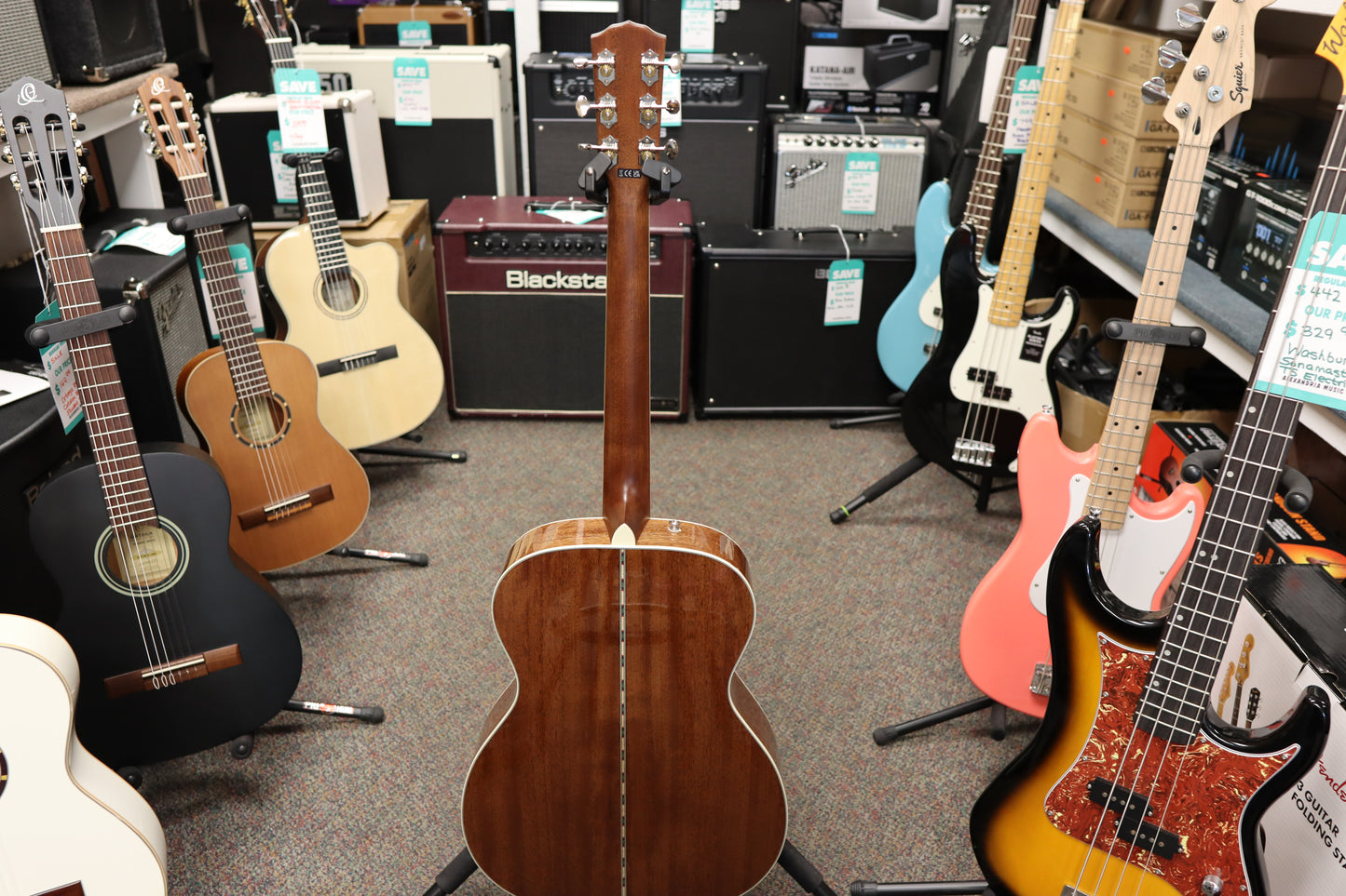 Fender PO-220E Orchestra, Ovangkol Fingerboard, Natural
