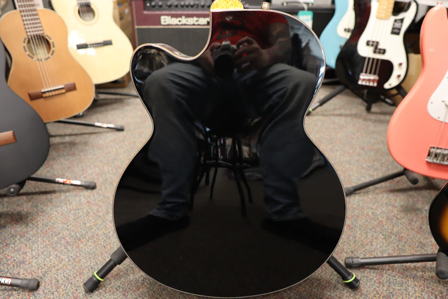 Gretsch G5022CBFE Rancher™ Falcon™ Jumbo Cutaway Acoustic/Electric, Fishman® Pickup System, Black
